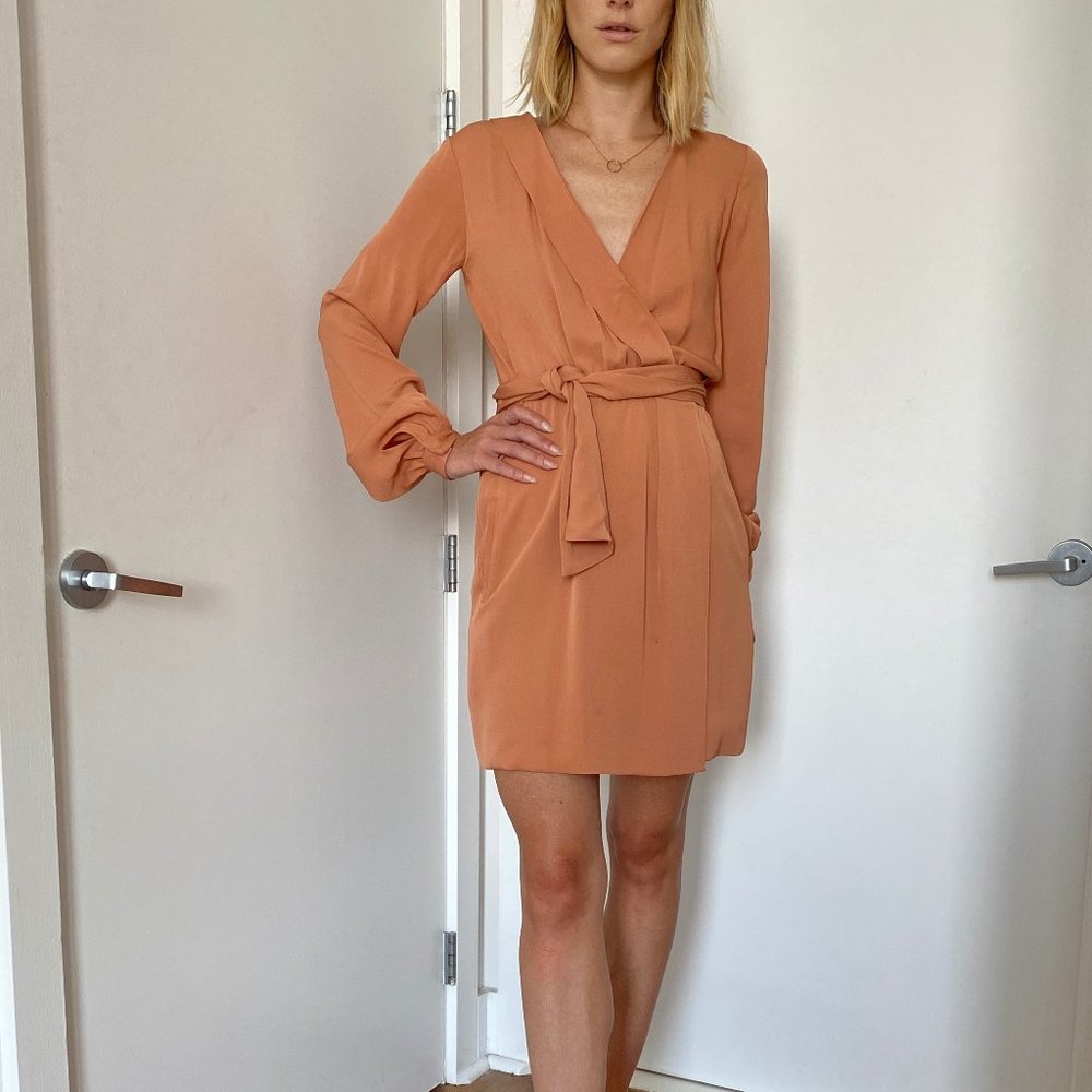 Diane Von Furstenburg Wrap Dress, Long Sleeves
